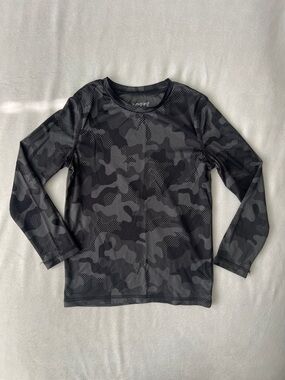 jumping beans Black & Gray Camo Long-Sleeve Tee
